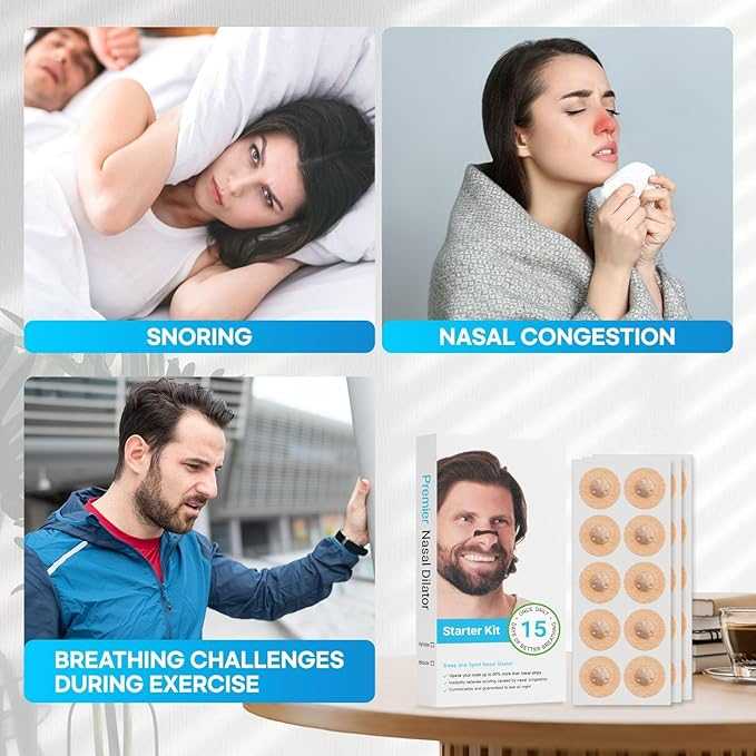Sleepco Nasal Dilator Starter Kit – 4 Sizes for Better Airflow & Sleep